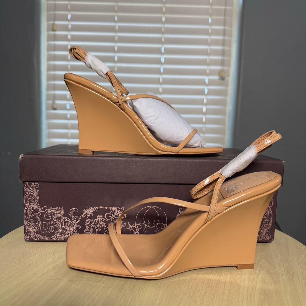 Jeffrey Campbell Tan Wedge Heels